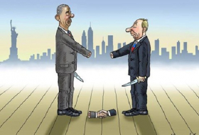 Şərhsiz | Obama-Putin danışıqları - KARİKATURA